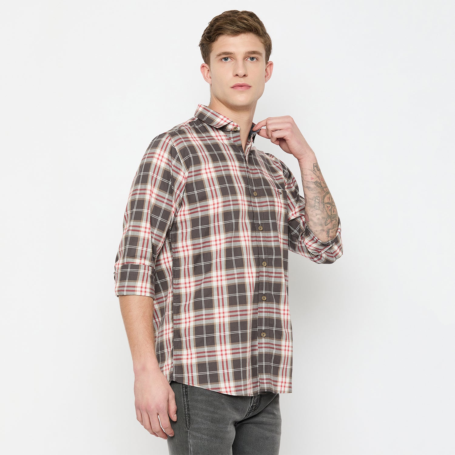 Duke Urban Men Full Sleeve Cotton Shirt (SDO8CKAH)