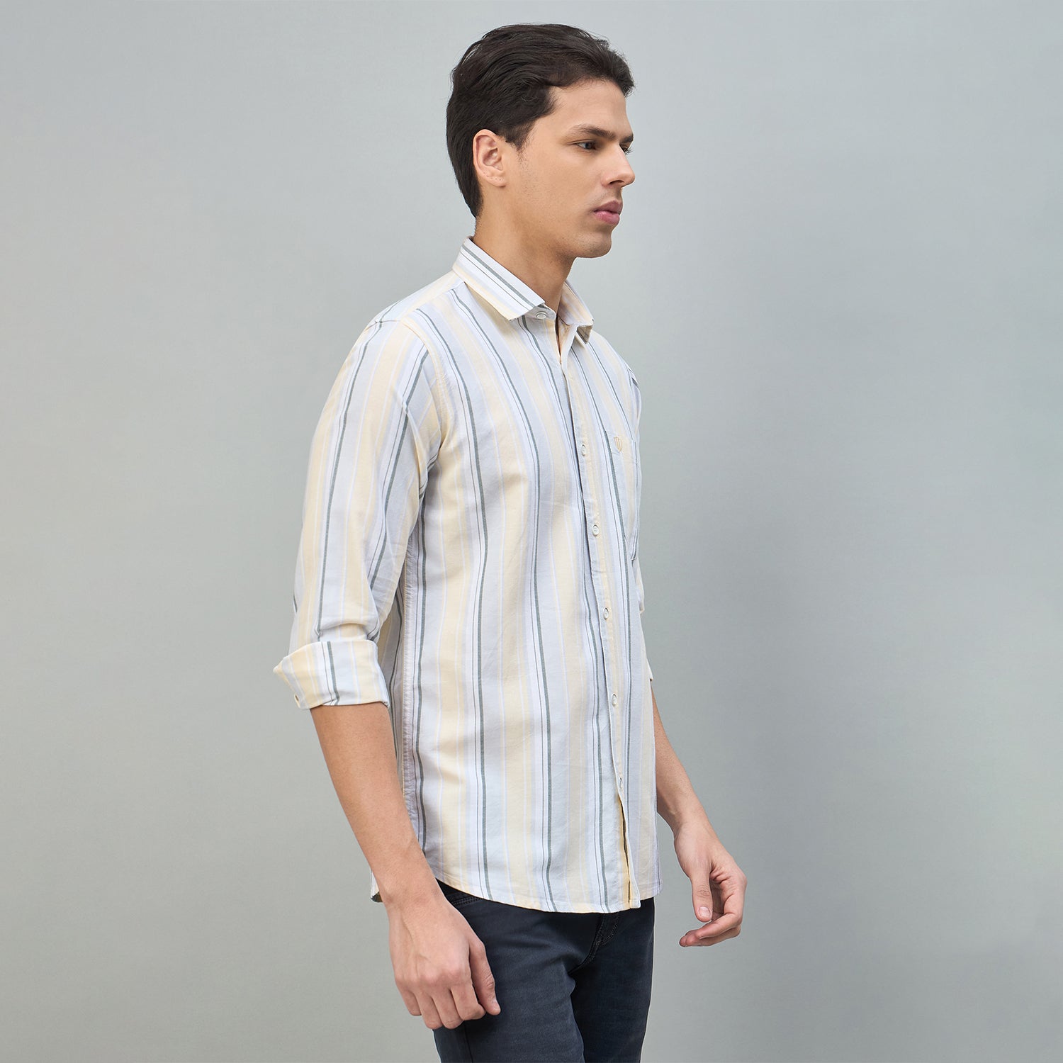 Duke Urban Men Checkered Pure Cotton Slim Fit Casual Full Sleeve Shirt (SDO9STF)