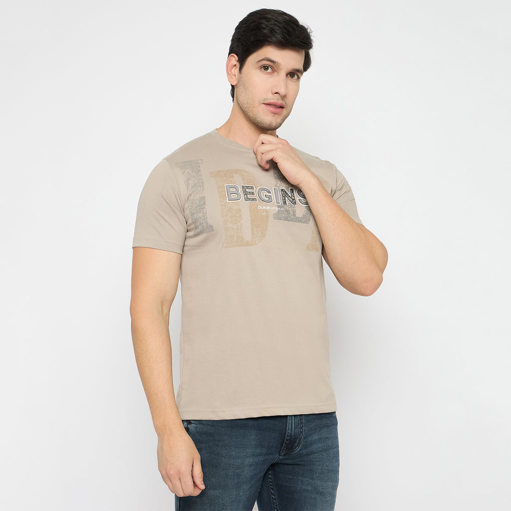 Duke Urban Men Half Sleeve Cotton Tshirt (LF7421)