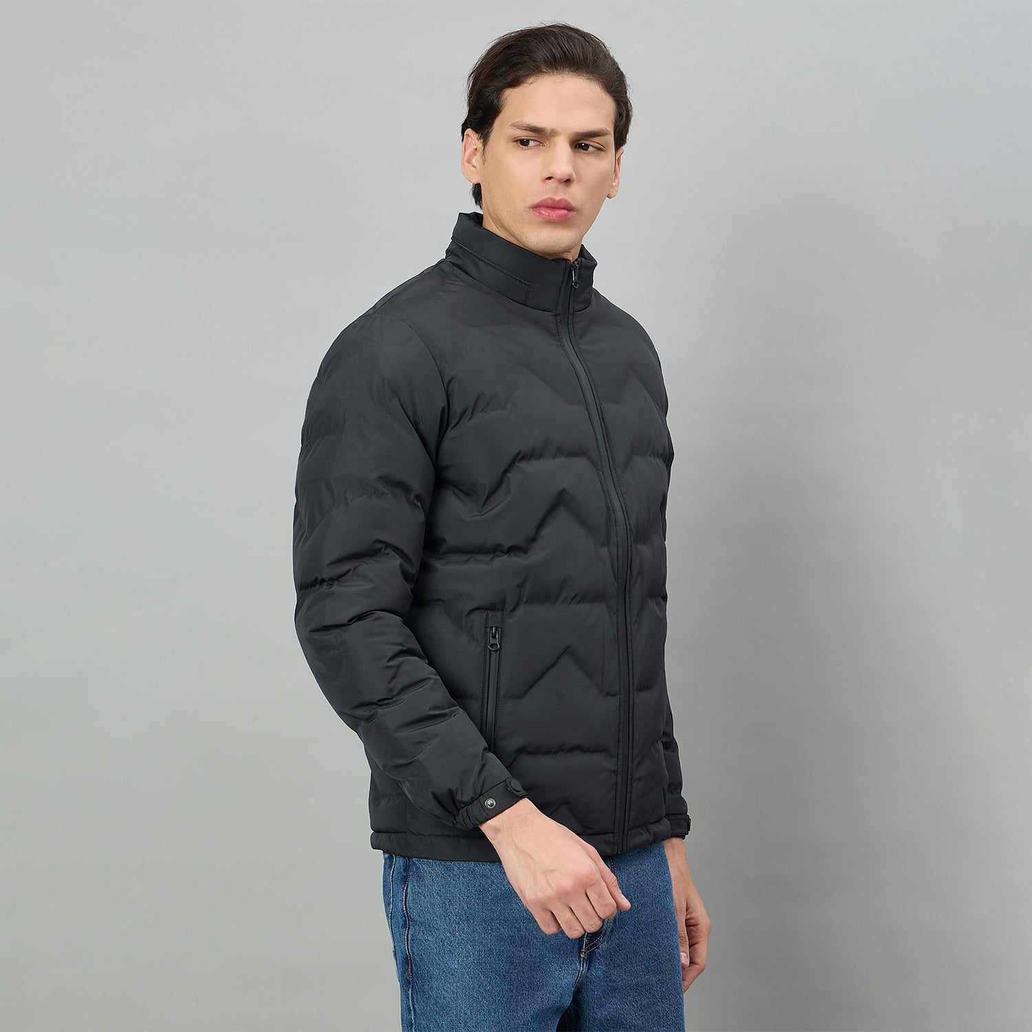 Duke Urban Men High Neck Full Sleeve Jacket (SDZ2394)