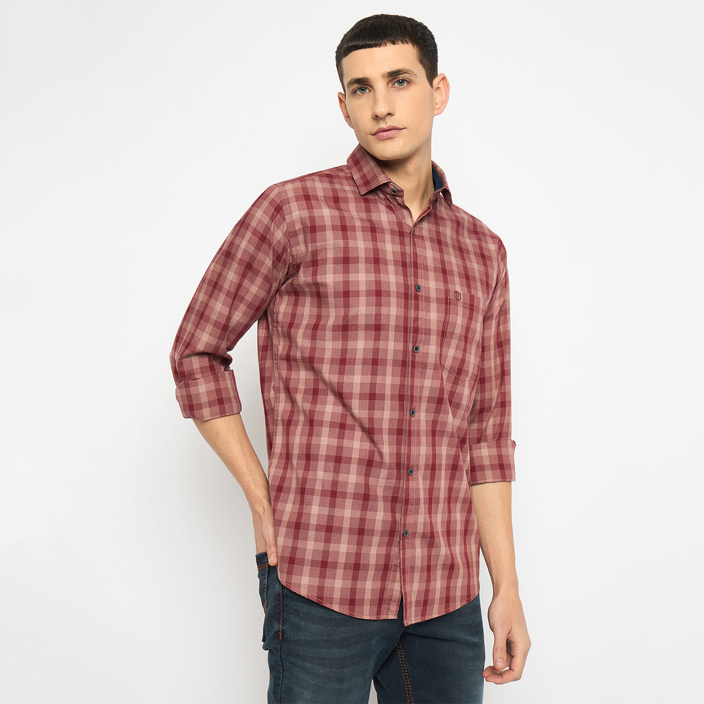 Duke Urban Men Full Sleeve Cotton Shirt (SDO5CKAQ)