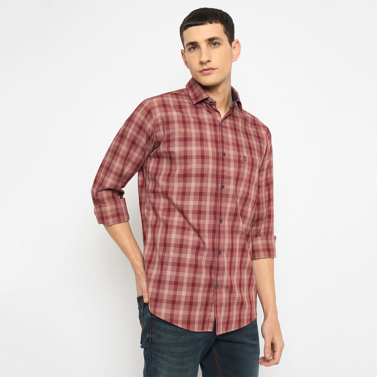 Duke Urban Men Full Sleeve Cotton Shirt (SDO5CKAQ)