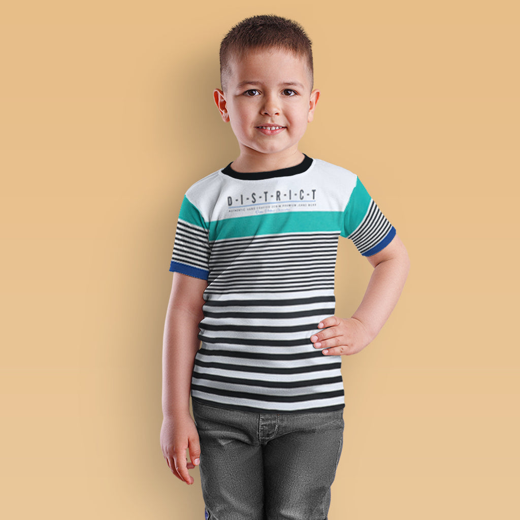 Duke Stardust Boys Half Sleeve Cotton T-shirt (LF5948K)