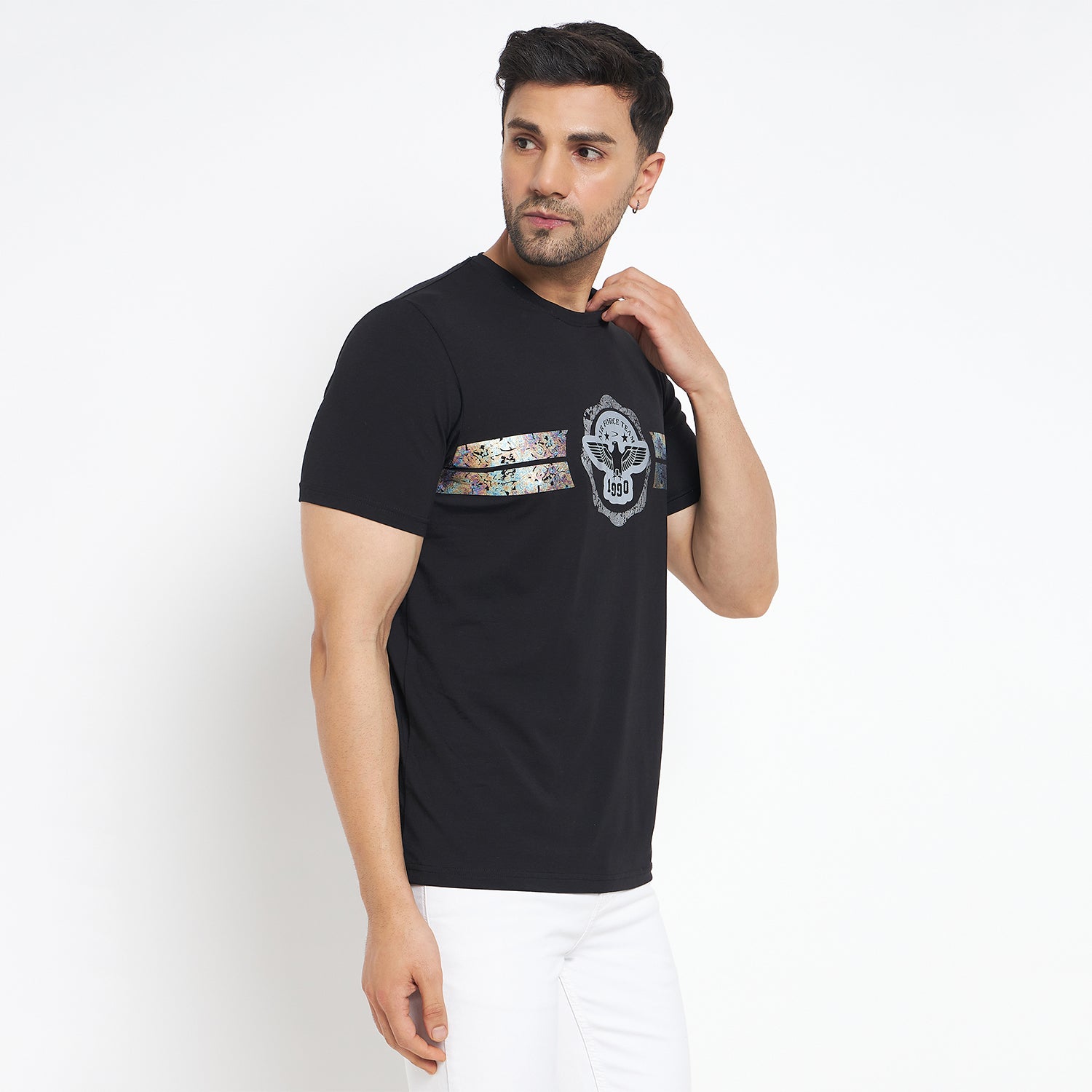 Duke Urban Men Half Sleeve Cotton T-shirt (LF7137)