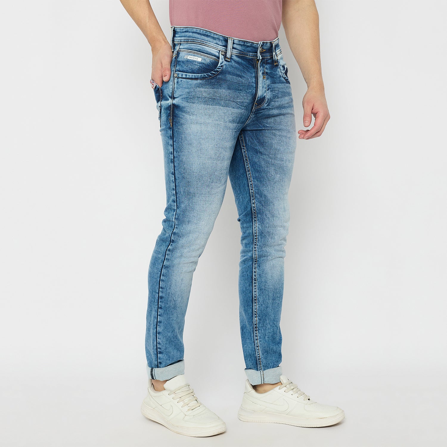 Duke Urban Men Slim Fit Stretchable Jeans (SDD5690S)