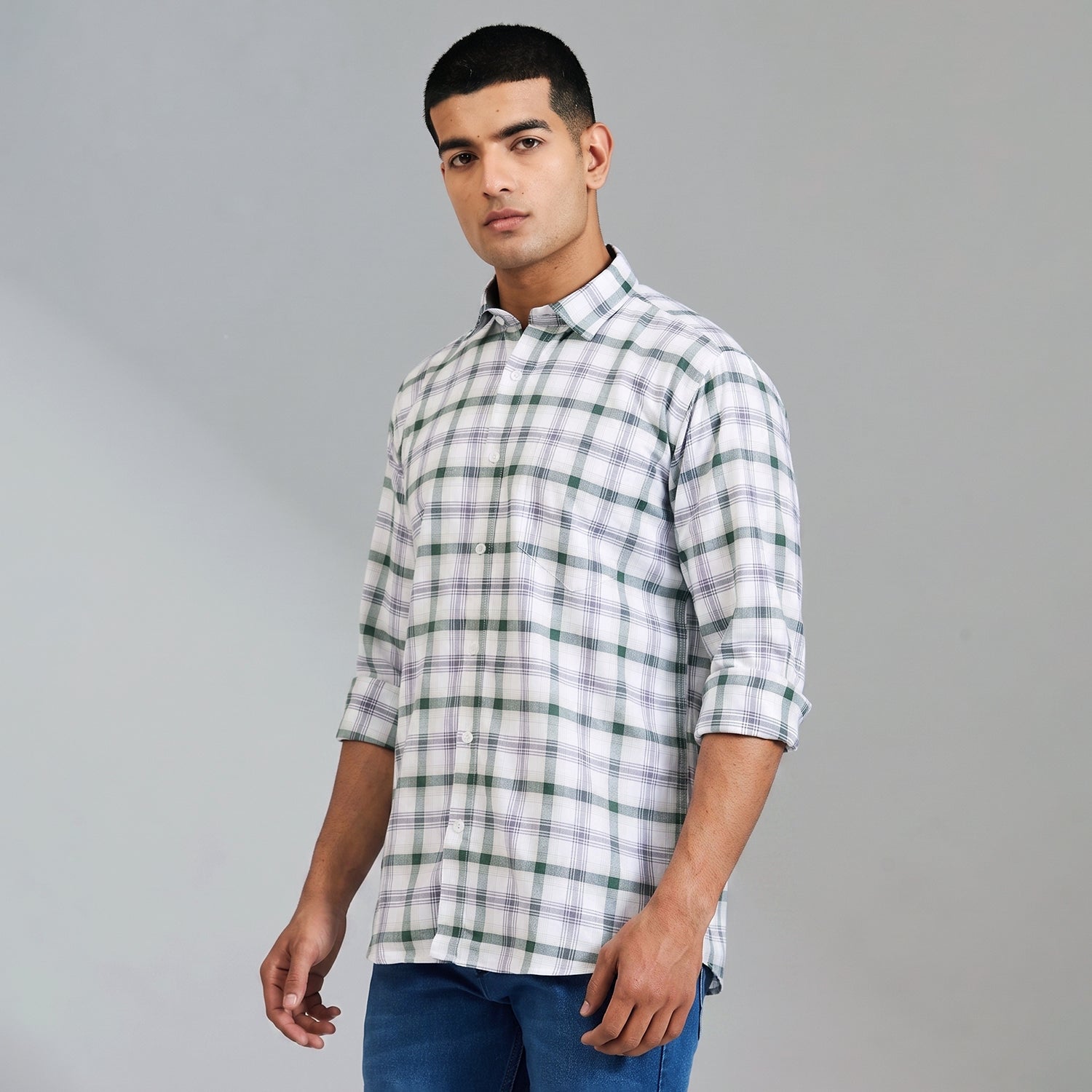 Duke  Men Regular Half Sleeve Cotton Shirt (SDO8CKCE)