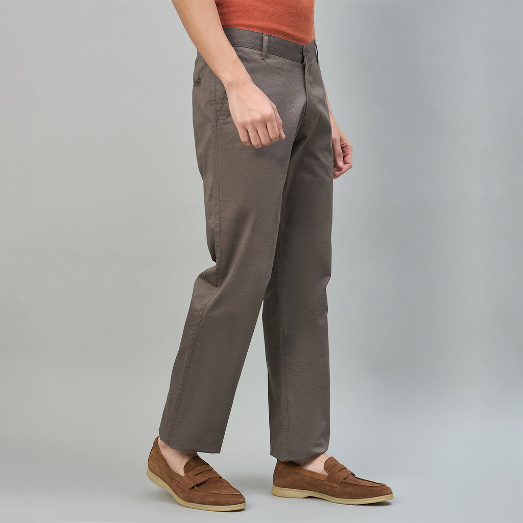 Duke Urban Men Flatfront Narrowfit Non-denim Casual Trouser (SDT4647)