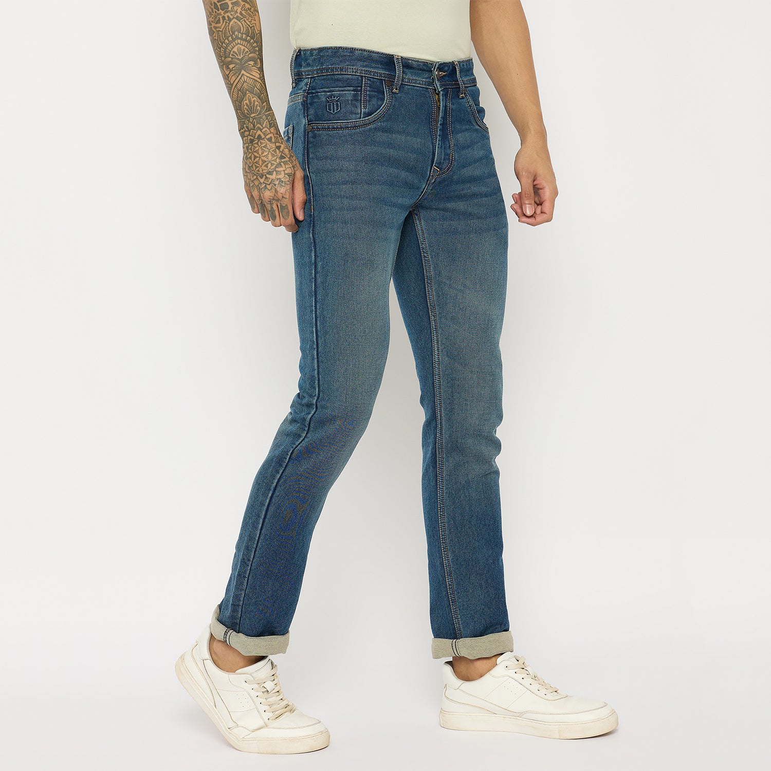 Duke Urban Men Slim Fit Stretchable Jeans (SDD5485)