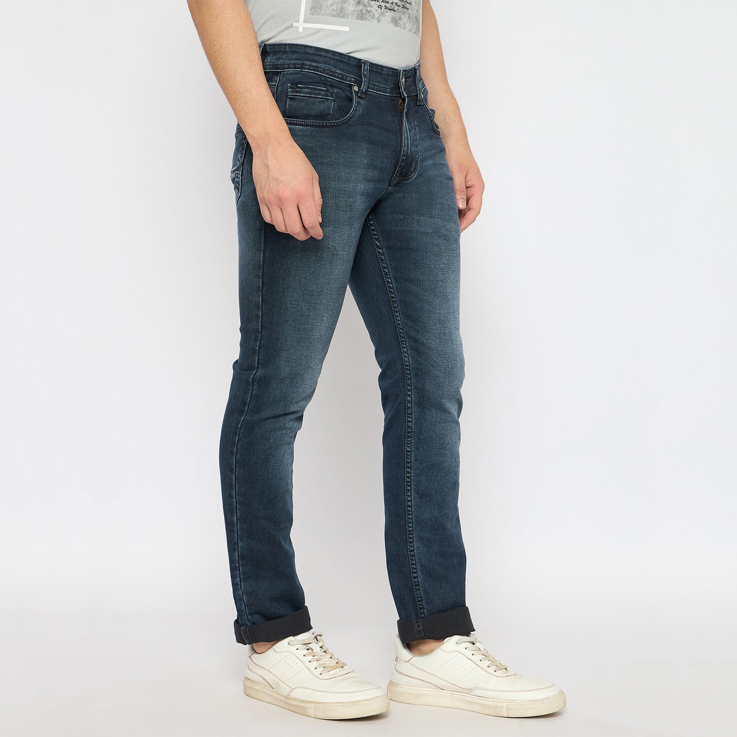 Duke Urban Men Narrow Bottom Stretchable Jeans (SDD5726N)