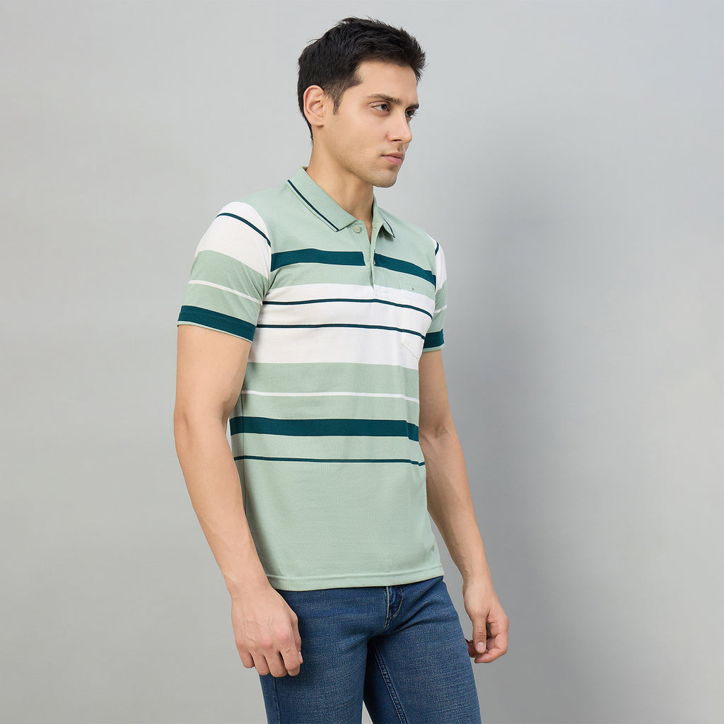 Duke Men Half Sleeve Cotton Regualr Fit Casual T-shirt (MLF1182)