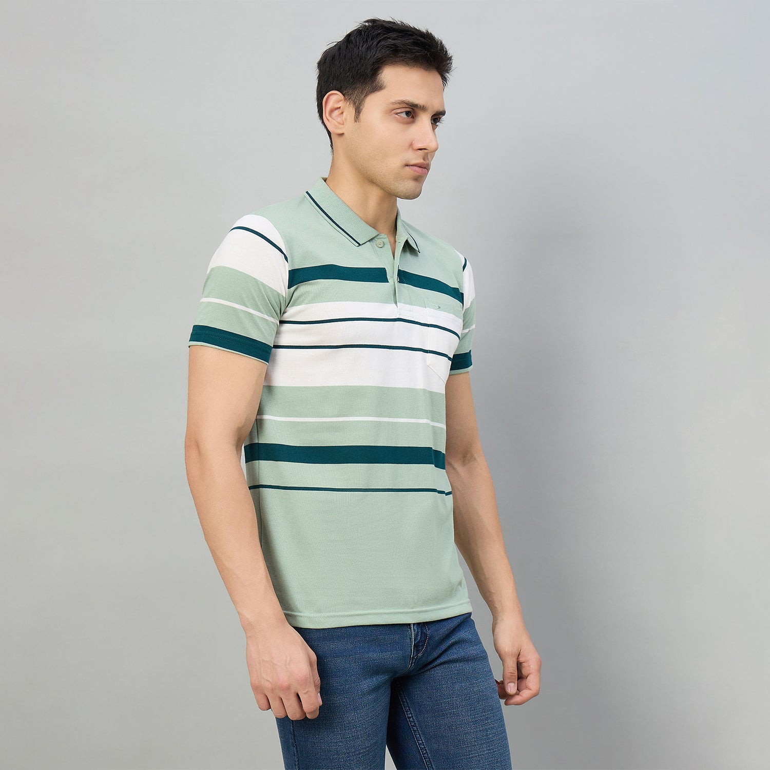 Duke Men Half Sleeve Cotton Regualr Fit Casual T-shirt (MLF1182)