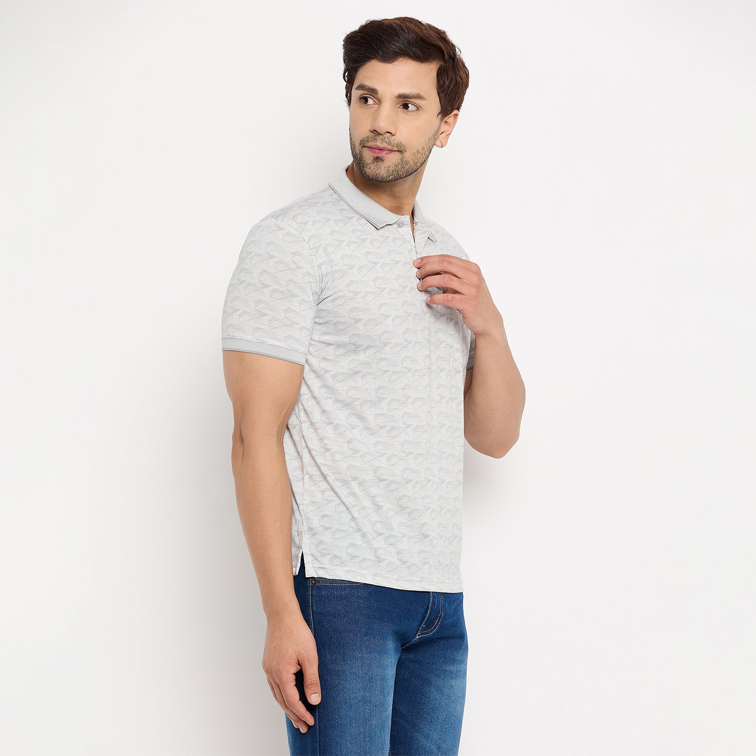 Duke Urban Men Half Sleeve Cotton T-shirt (LF7313)