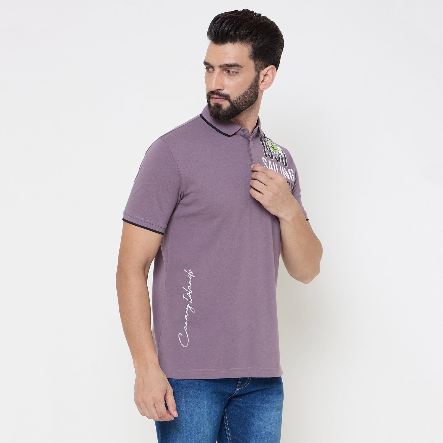 Duke Urban Men Half Sleeve Cotton Tshirt (LF7172)