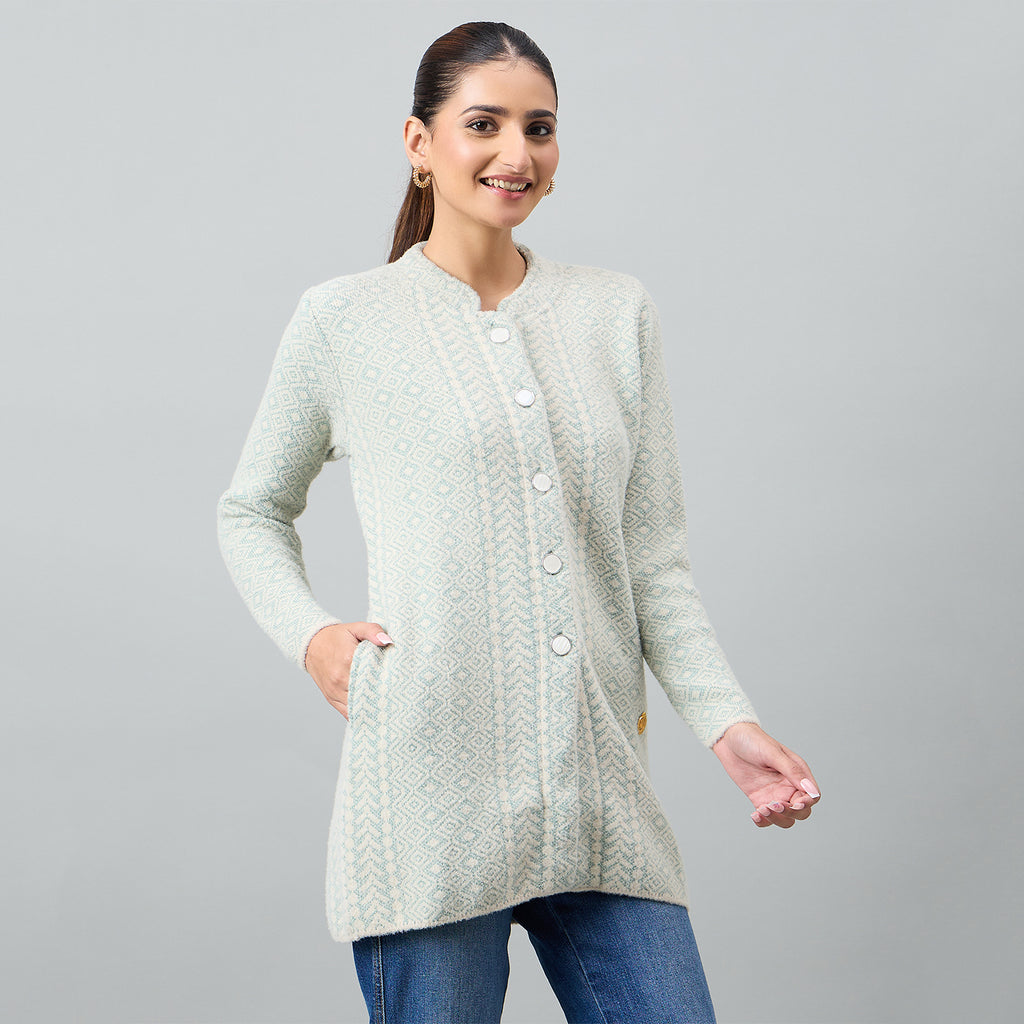 Duke Urban Women Full Sleeve Front Open Regular Cardigan (SDS1286)