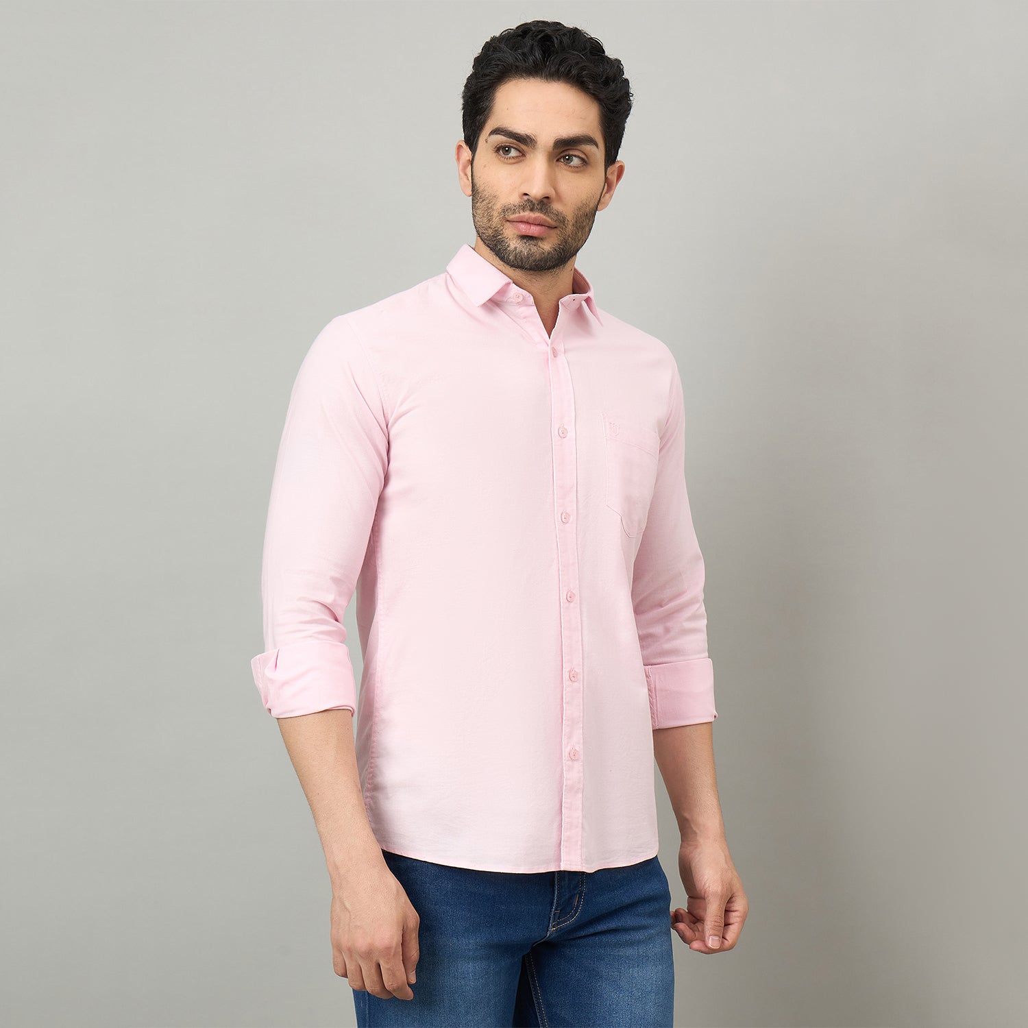 Duke Urban Men Full Sleeve Cotton Shirt (SDO8PLOB)