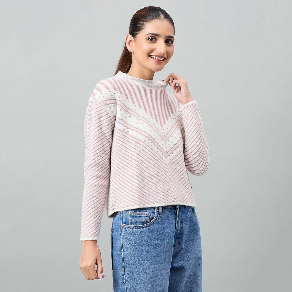 Duke Urban Women Full Sleeve RoundNeck Pullover (SDS1373)