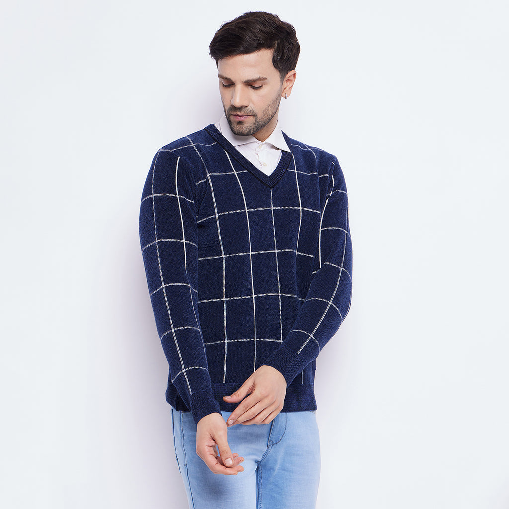 Duke Urban Men Full Sleeve V Neck Sweater (SDS2141)