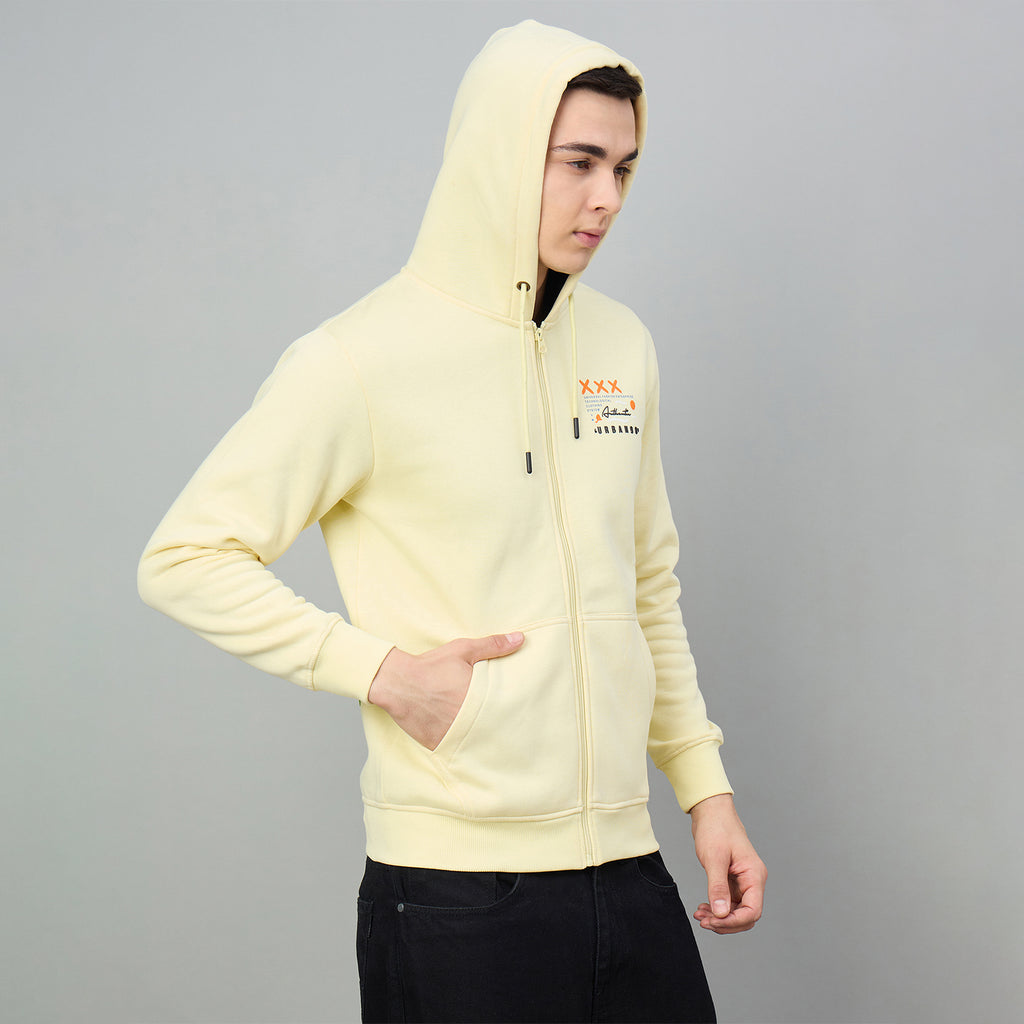 Duke Urban Men Smart Fit Hooded Zip Sweatshirt (LF6363)