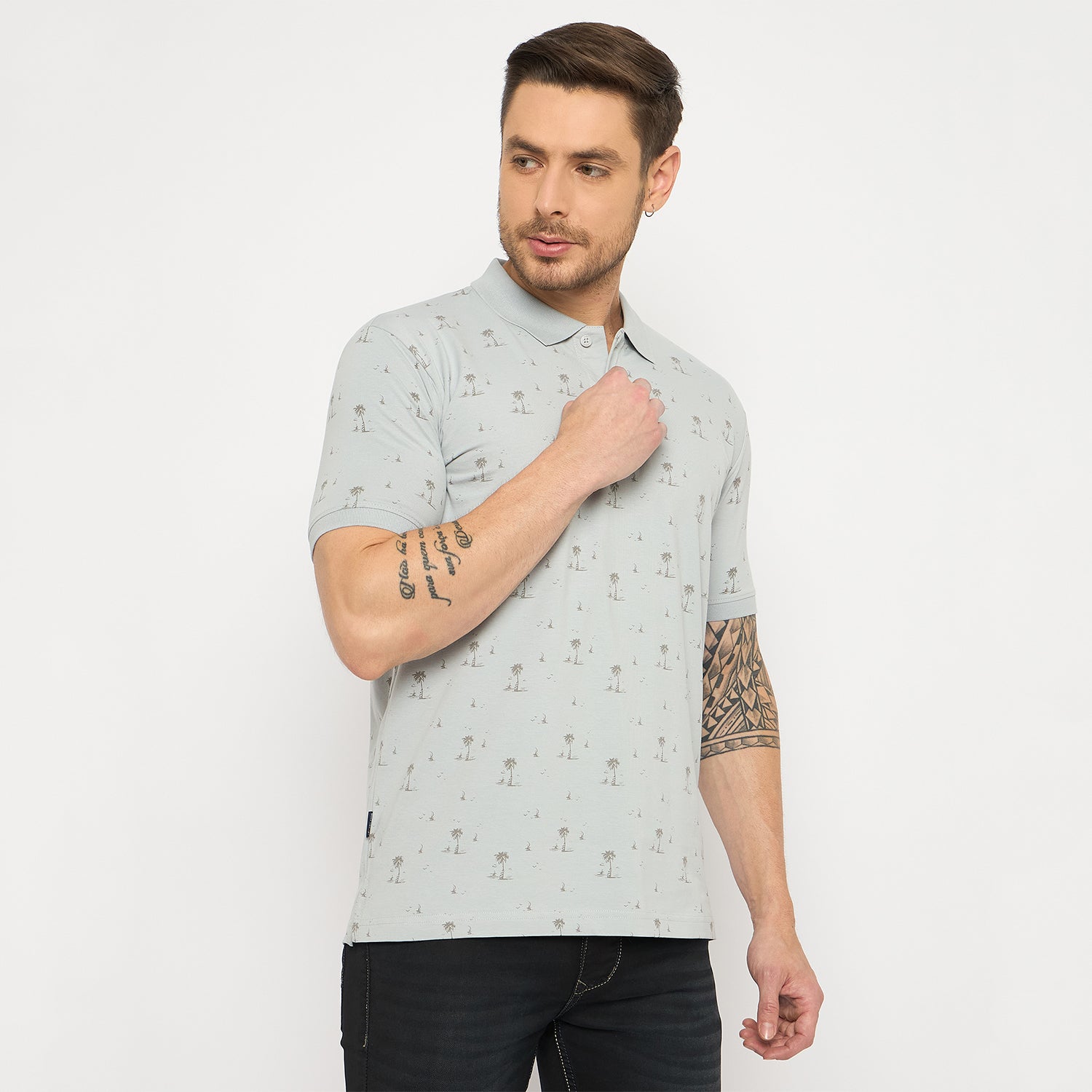 Duke Urban Men Half Sleeve Cotton Tshirt (LF7309)