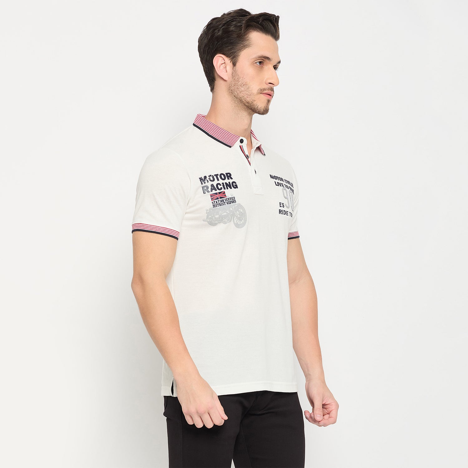 Duke Urban Men Half Sleeve Cotton T-shirt (LF7086)