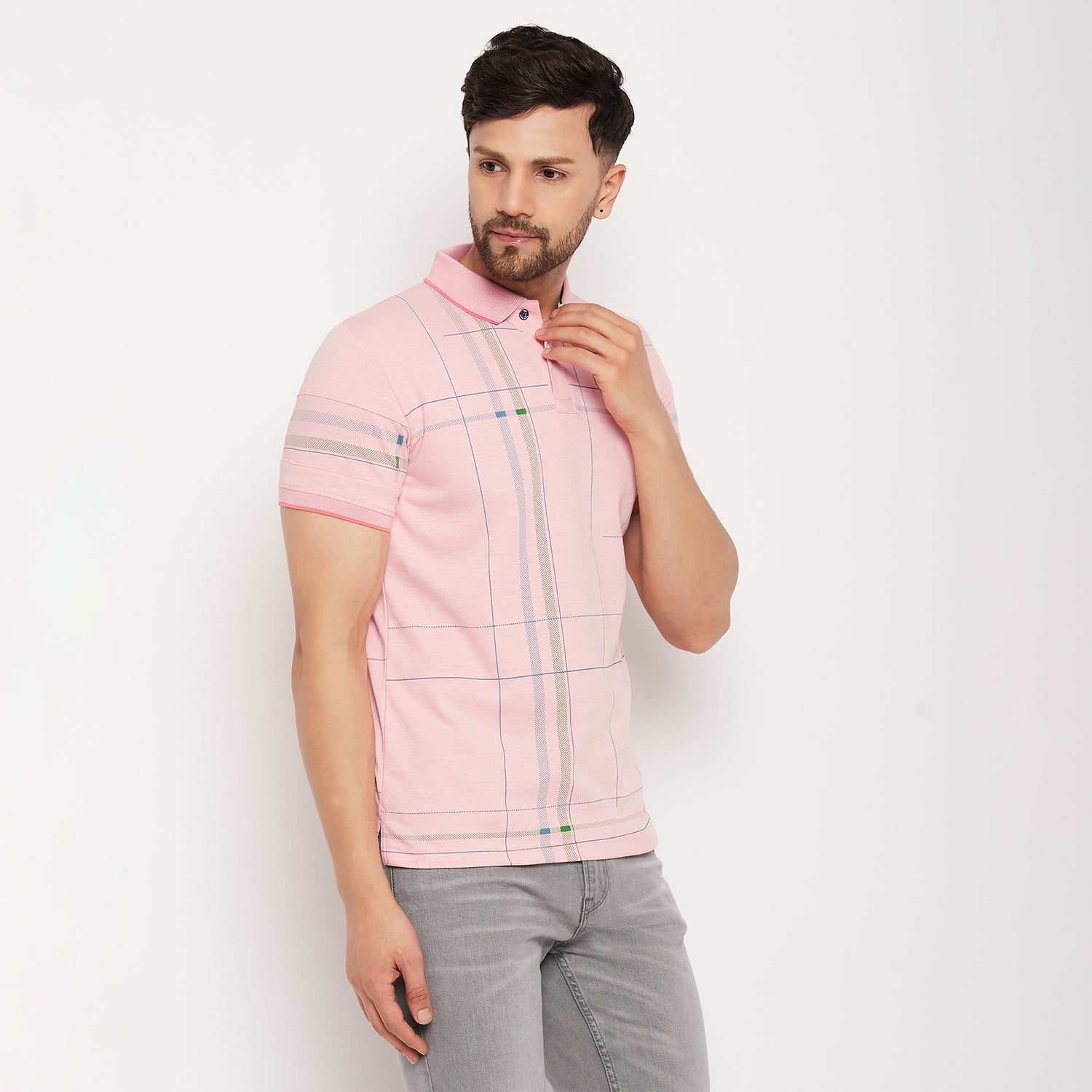 Duke Stardust Men Half Sleeve Cotton T-shirt (LF5863)