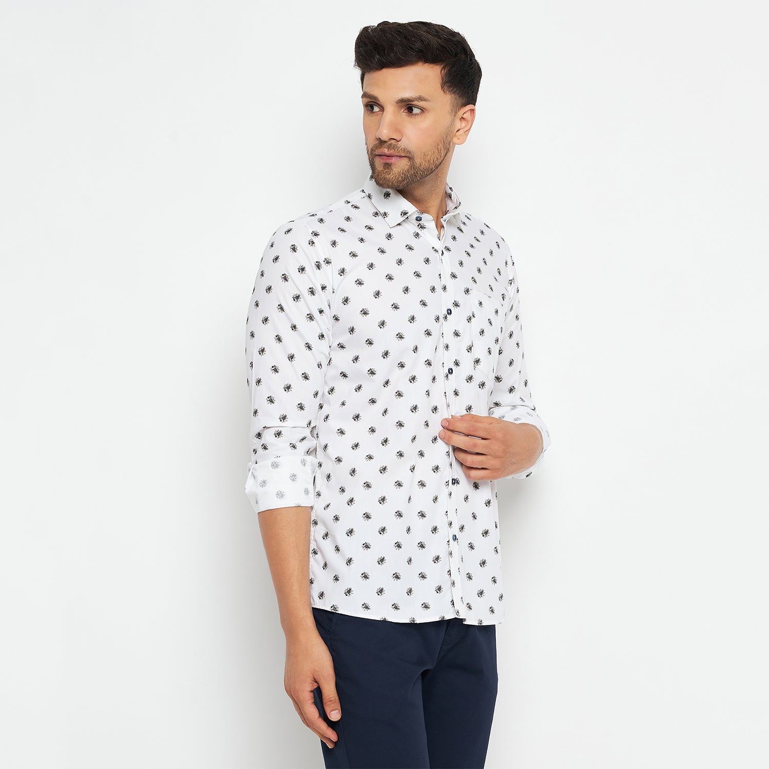 Duke Stardust Men Full Sleeve Cotton Shirt (SDO8MPR)