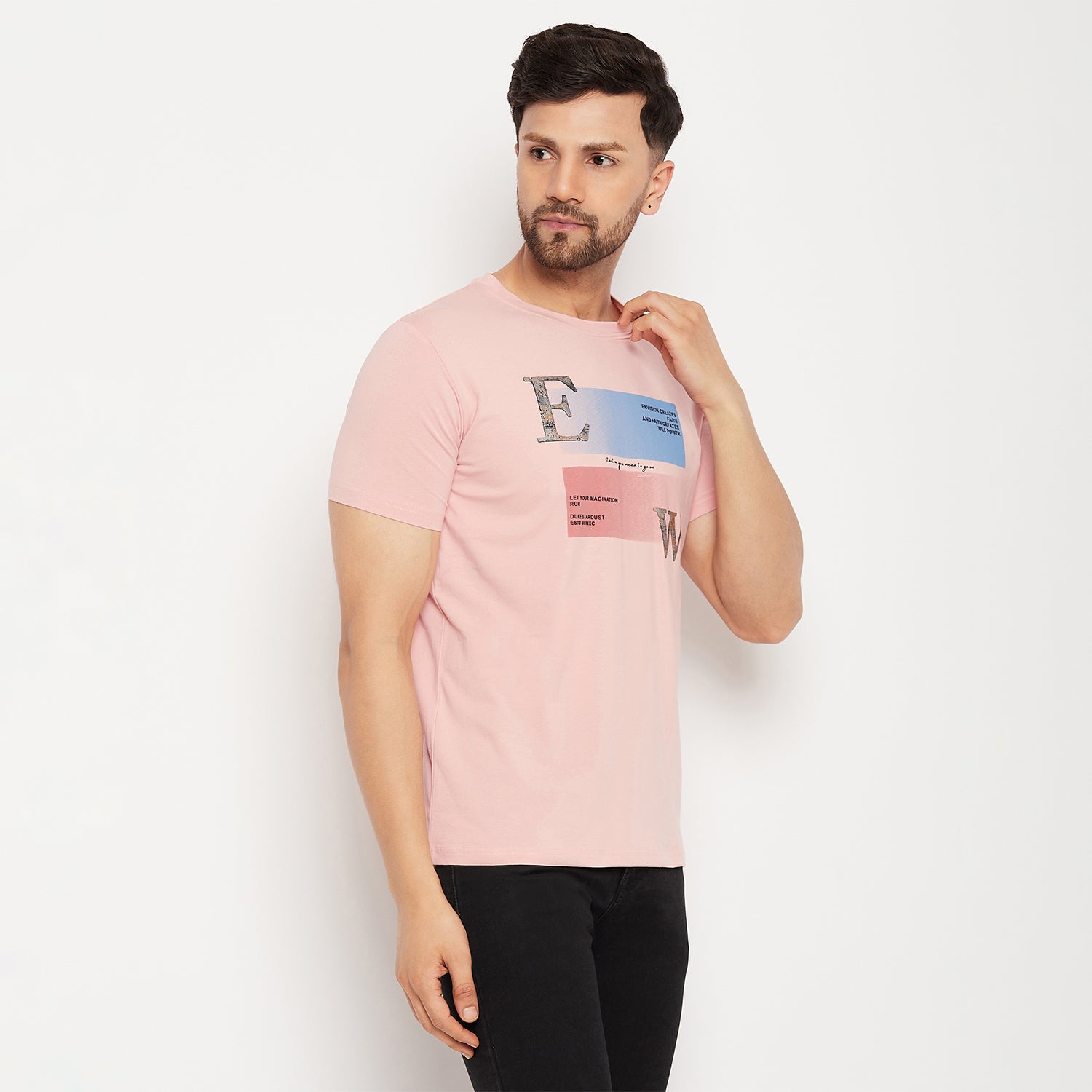 Duke Stardust Men Half Sleeve Cotton T-shirt (LF5818)