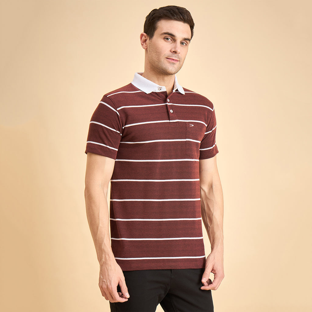 Duke Urban Men Half Sleeve Cotton Polo Tshirt (ON2153)