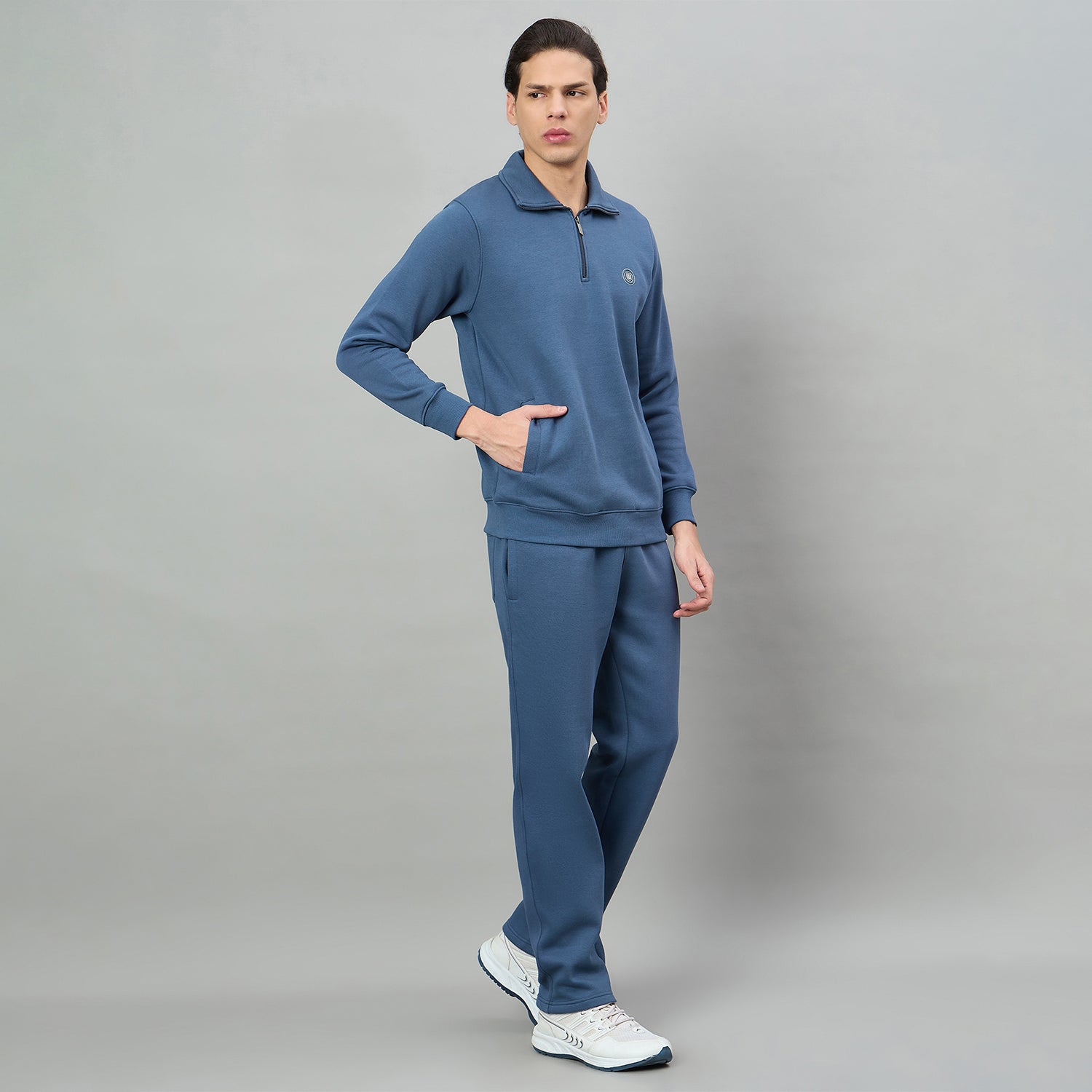 Duke Urban Men Half Zip Full Sleeve Regular Tracksuit (LF6053)
