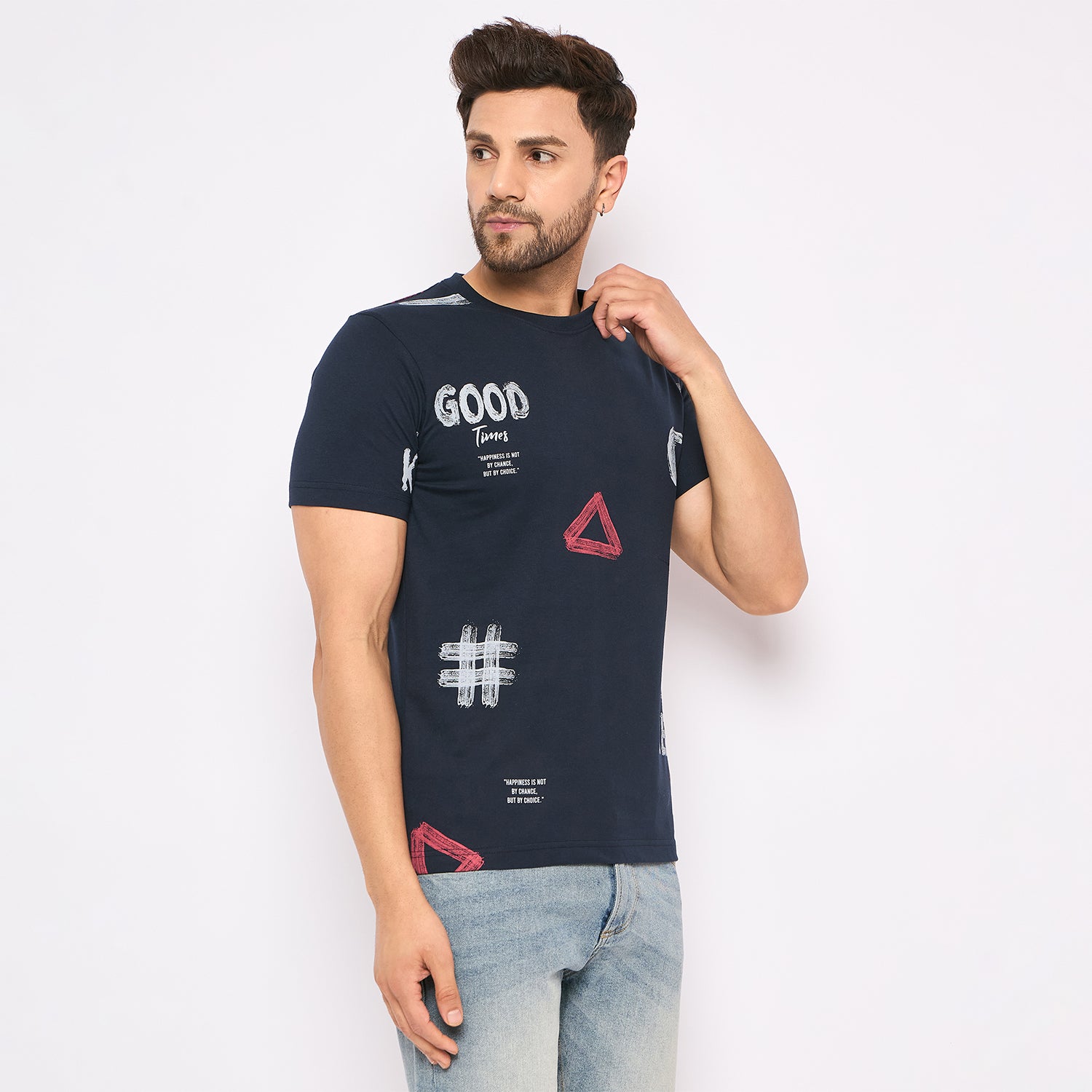 Duke Urban Men Half Sleeve Cotton T-shirt (ONLF289)