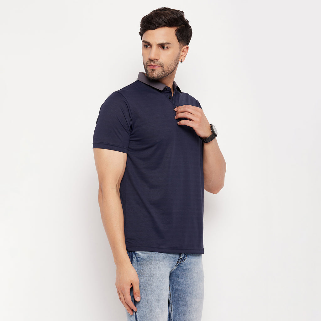 Duke Stardust Men Half Sleeve Polo Neck Cotton T-shirt (1600)