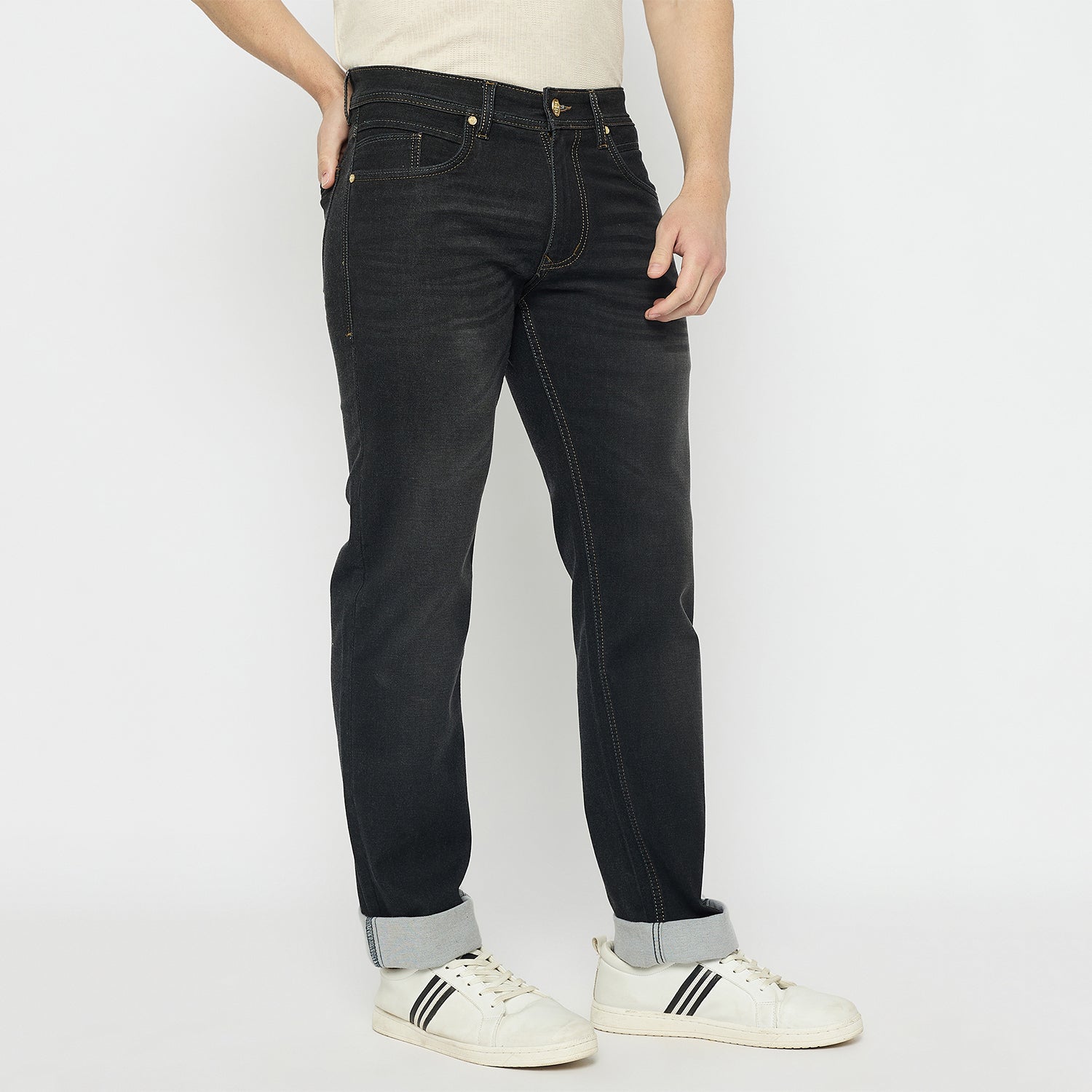 Duke Urban Men Comfort Fit Stretchable Jeans (SDD5887C)