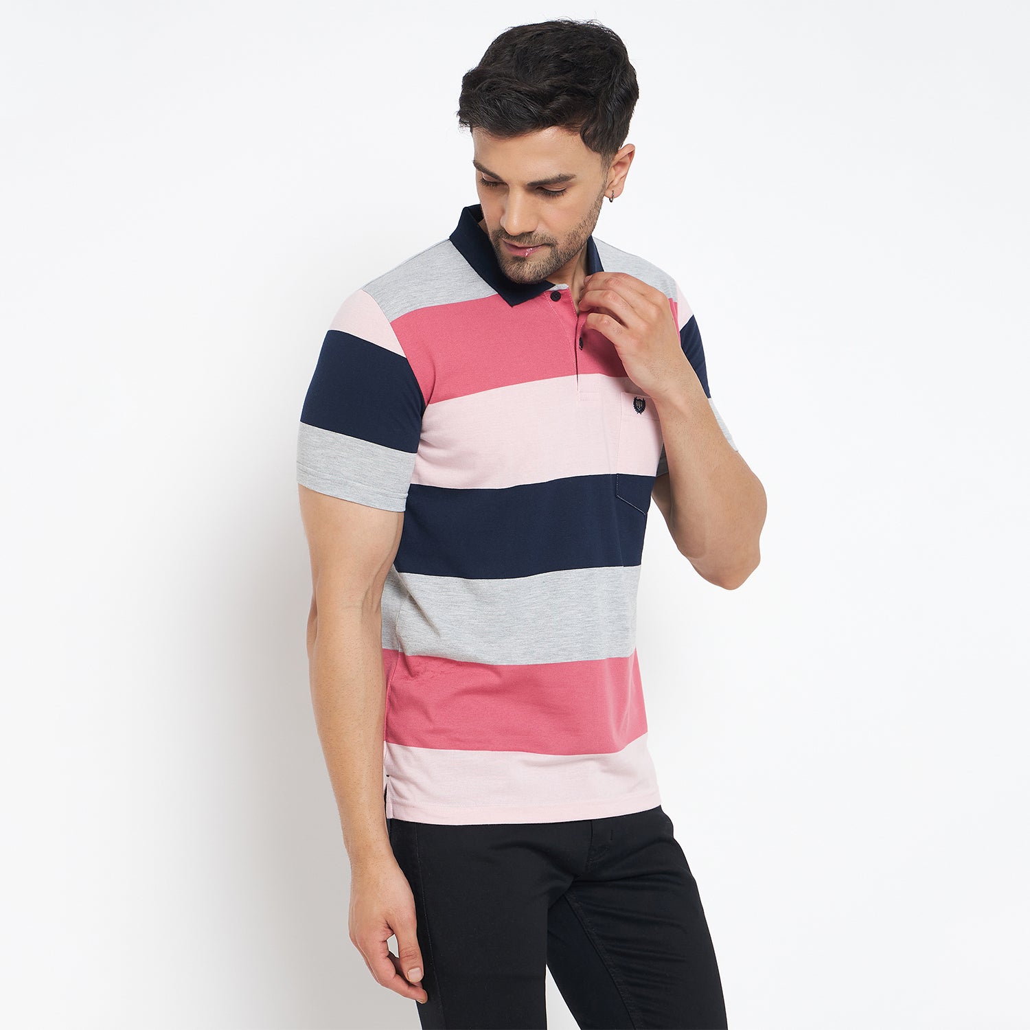 Duke Stardust Men Half Sleeve Cotton T-shirt (MLF1126)