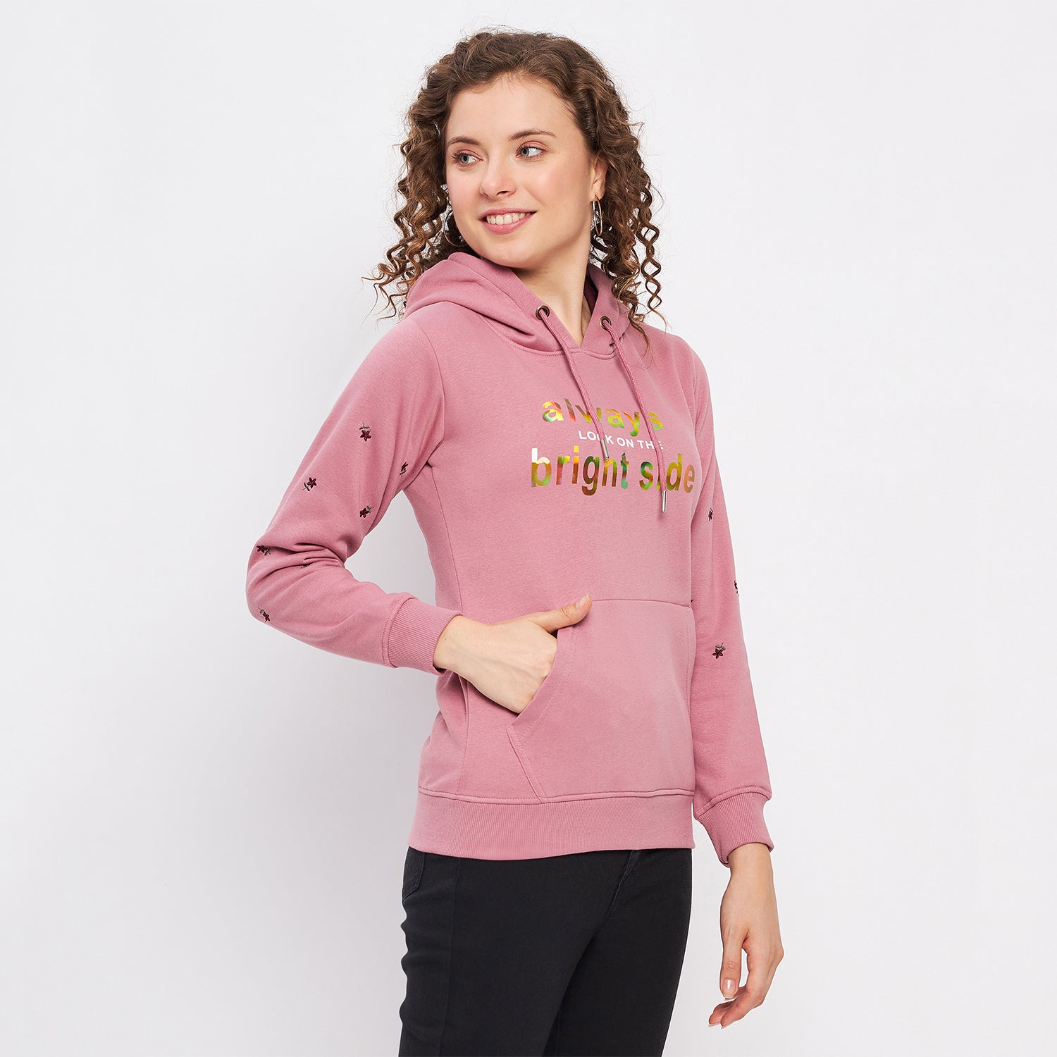 Duke Urban Women Full Sleeve Hooded Sweatshirt (LFX837)