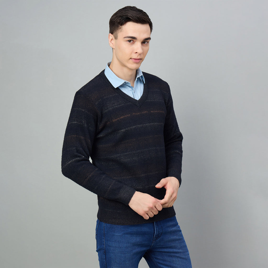 Duke Men V Neck Regular Sweater (SDS2246)