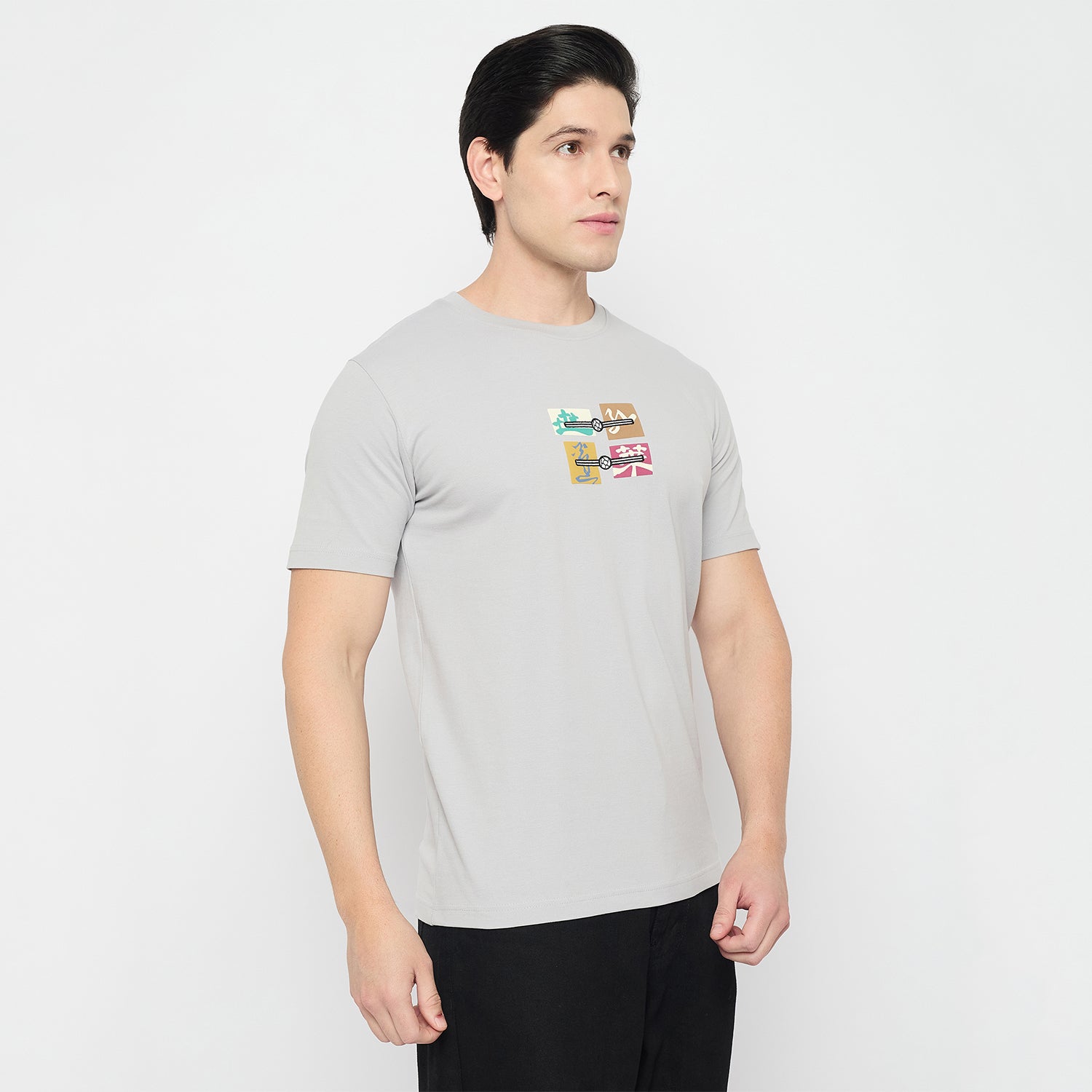 Duke Urban Men Half Sleeve Cotton Round Neck Tshirt (LF7545)