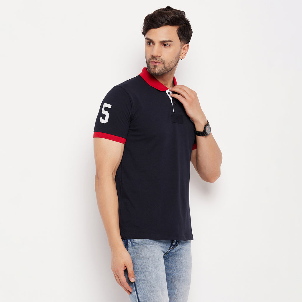 Duke Stardust Men Half Sleeve Polo Neck Cotton T-shirt (1152)