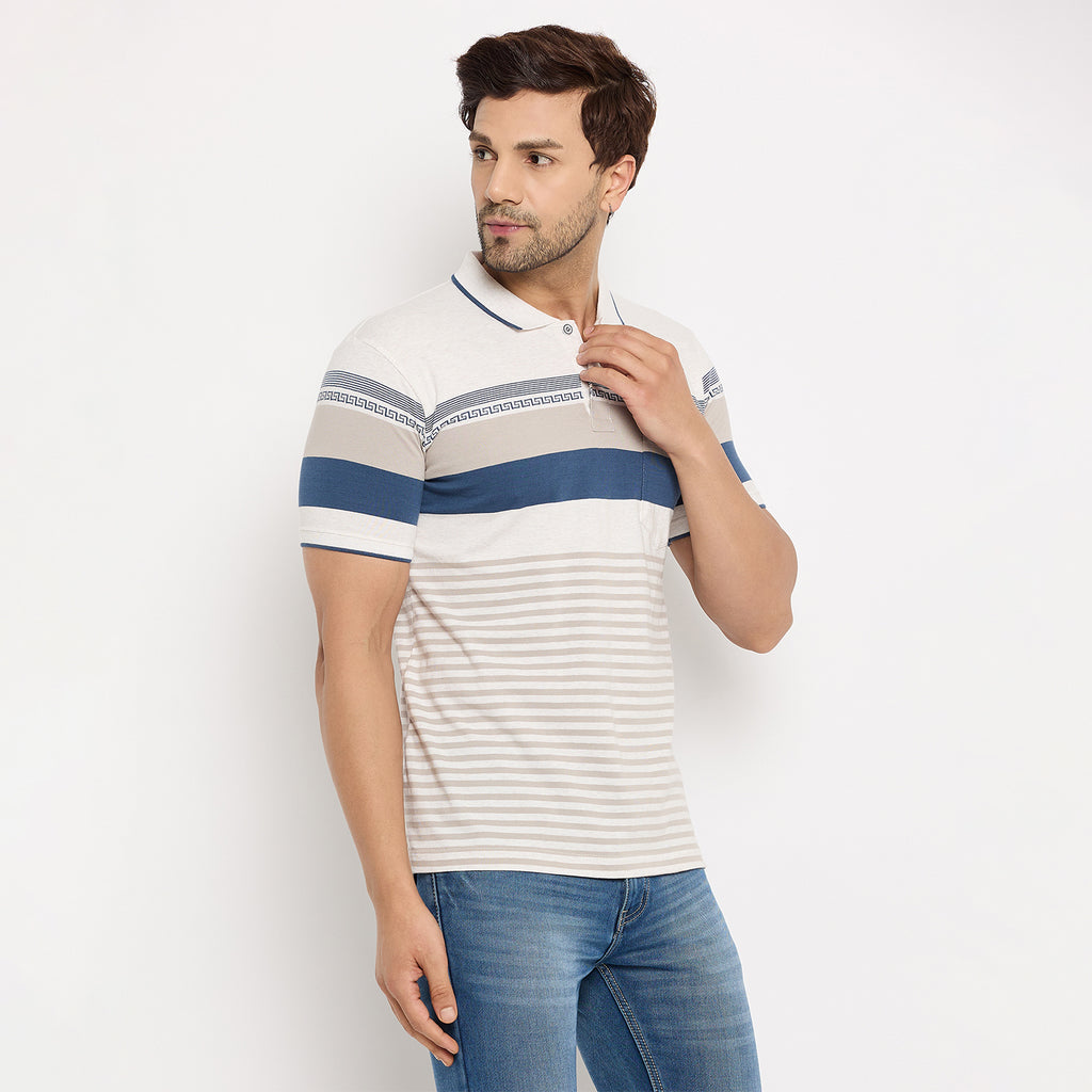 Duke Stardust Men Half Sleeve Cotton T-shirt (LF7212)