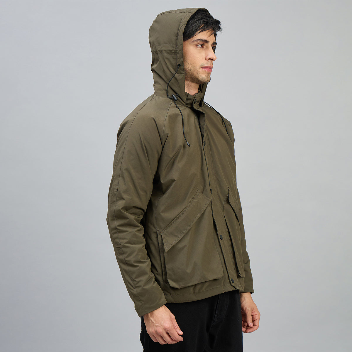 Duke Men Full Sleeve Hooded Regular Fit Chester Jacket (SDZ3247)