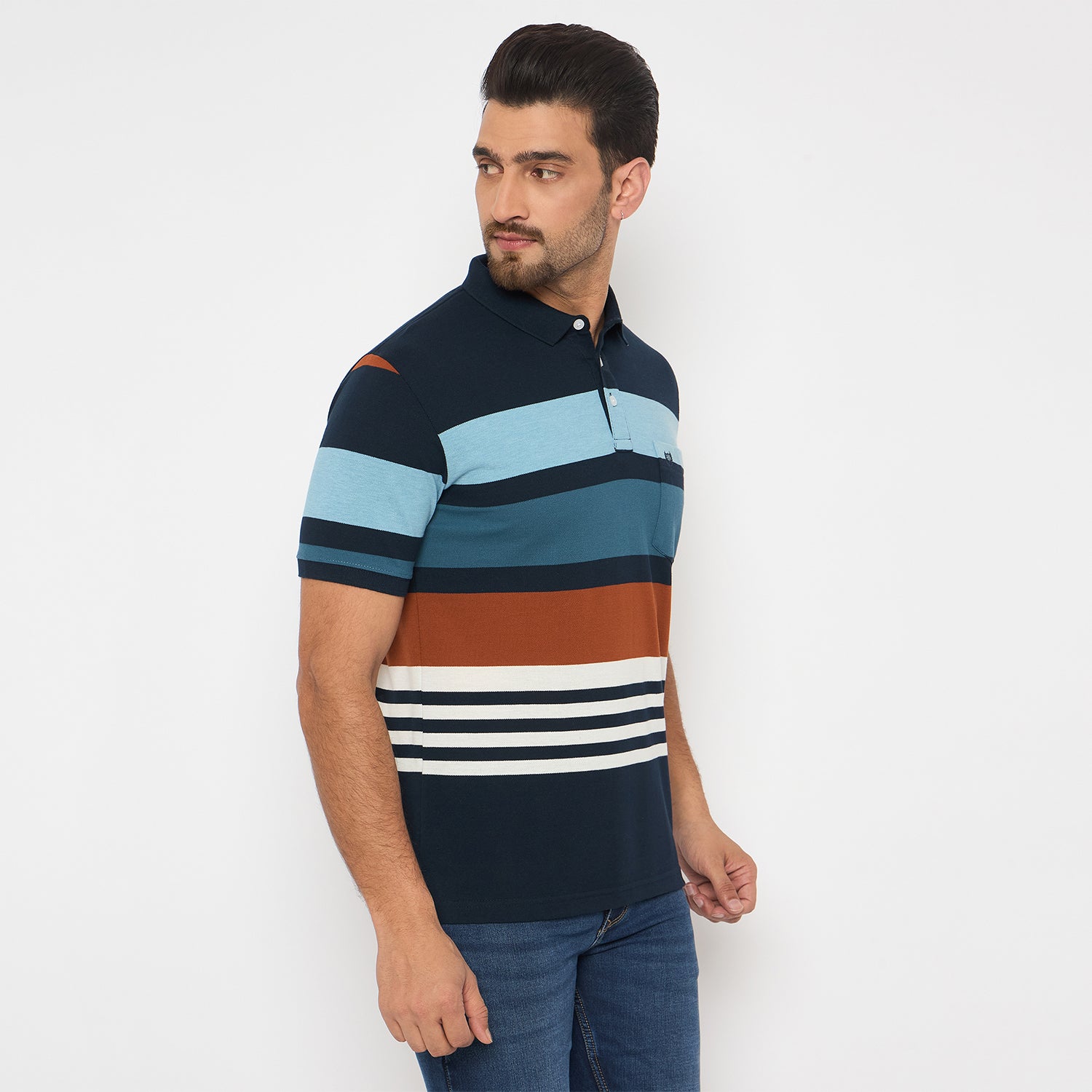 Duke Urban Men Half Sleeve Cotton Tshirt (LF7375)