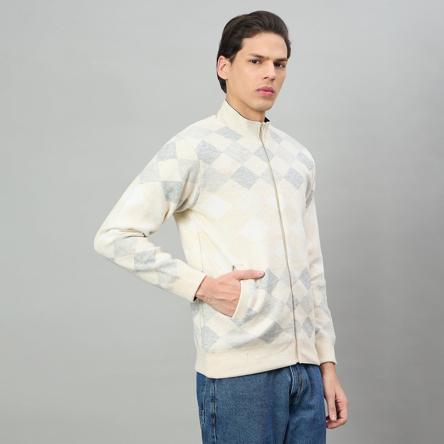 Duke Urban Men Reversible Full Sleeve Sweater (SDS2414)