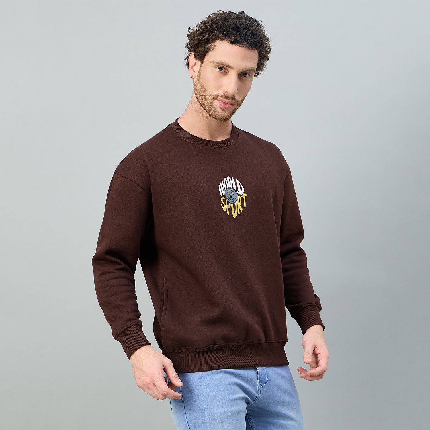 Duke Urban Men Round Neck Oversized Sweatshirt (LF6452)