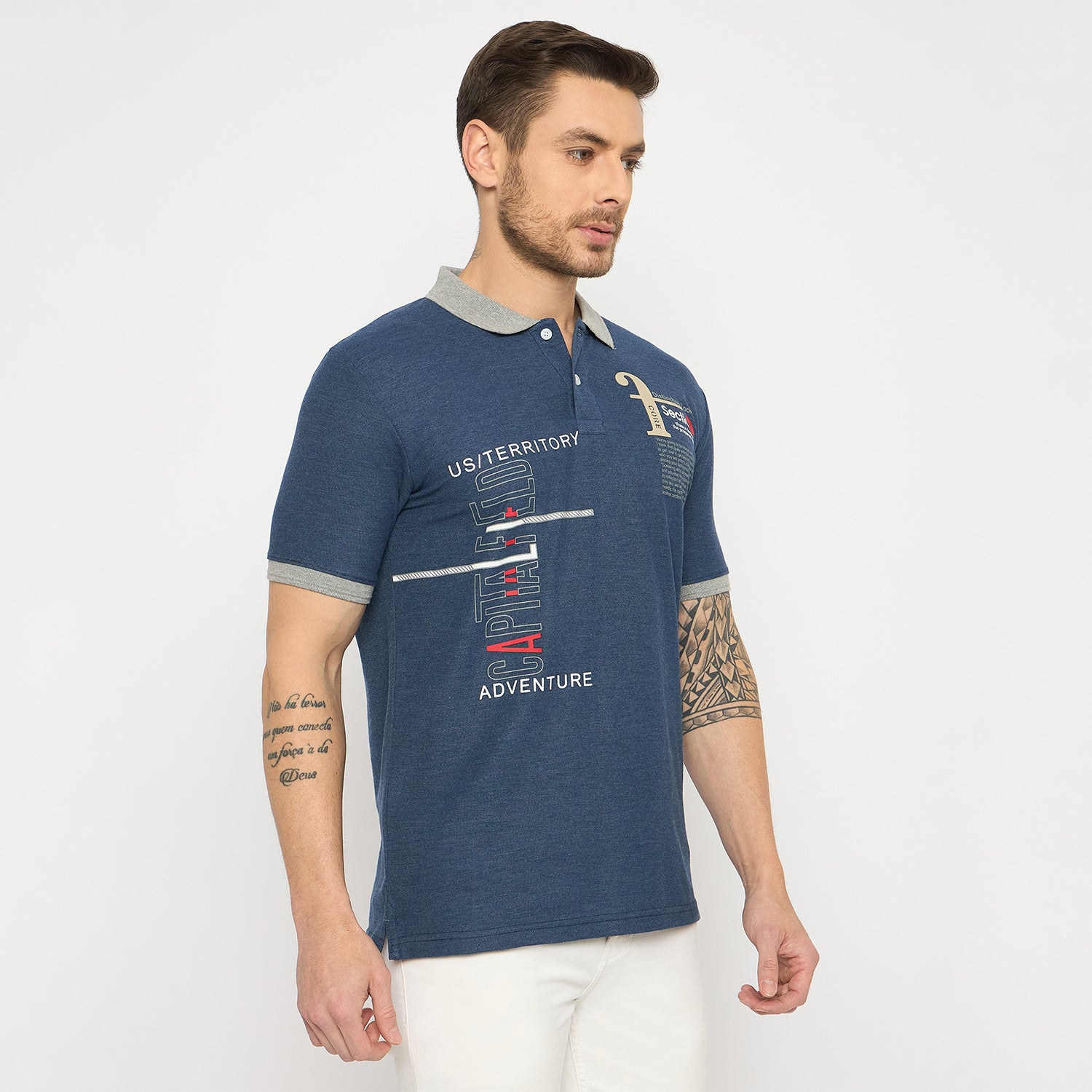 Duke Urban Men Half Sleeve Cotton Tshirt (ONLF305)
