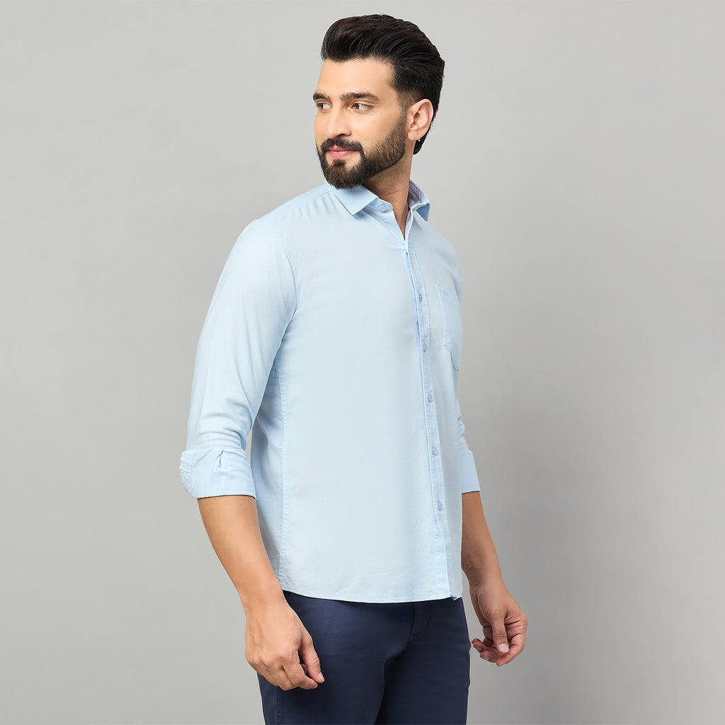 Duke Urban Men Full Sleeve Cotton Shirt (SDO8PLOB)