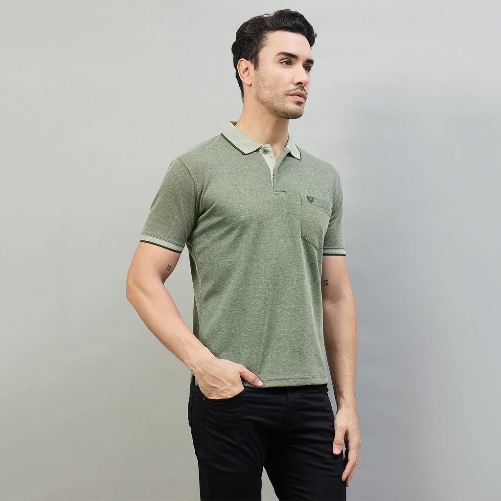 Duke Men Half Sleeve Cotton Smart Fit Casual T-shirt (SD74)