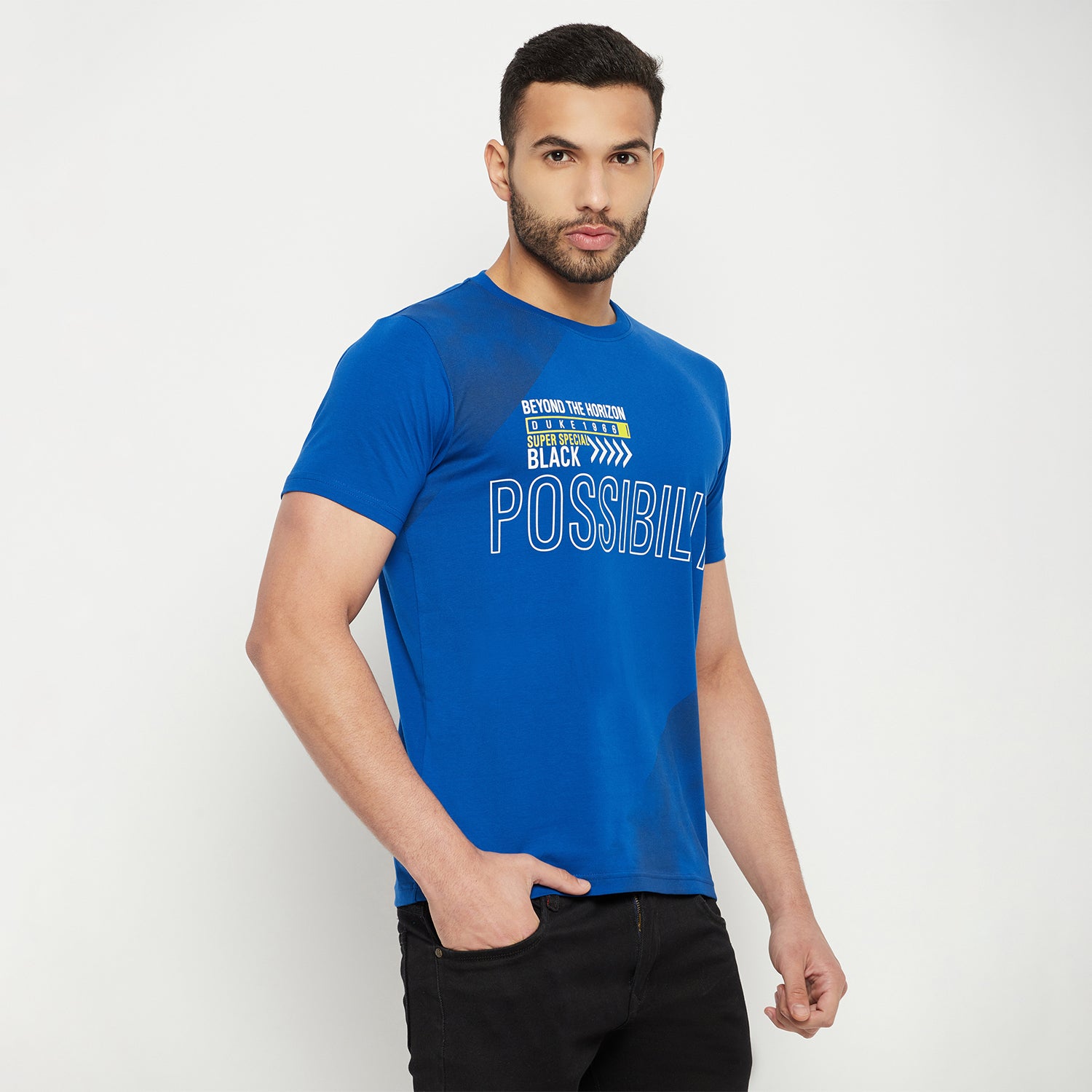 Duke Stardust Men Half Sleeve Cotton Tshirt (1029)
