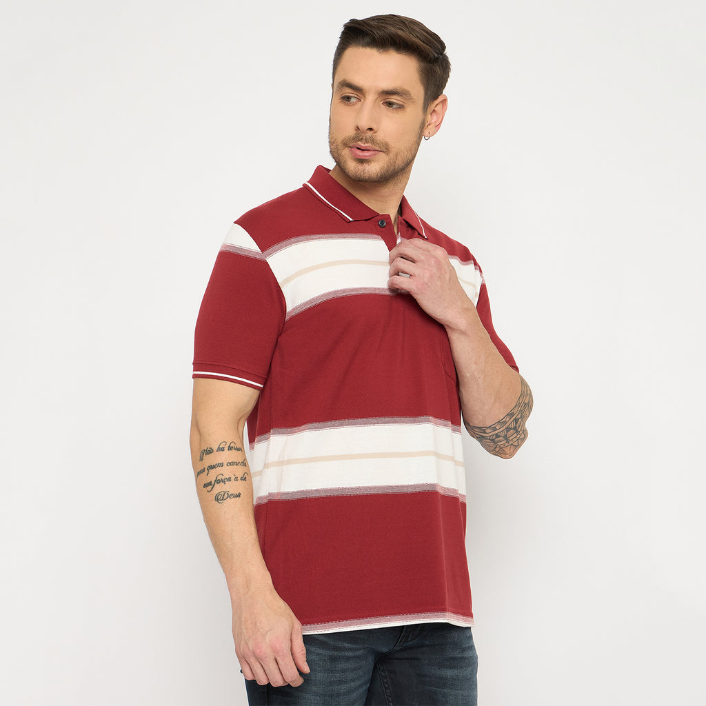 Duke Urban Men Half Sleeve Cotton Tshirt (LF7376)