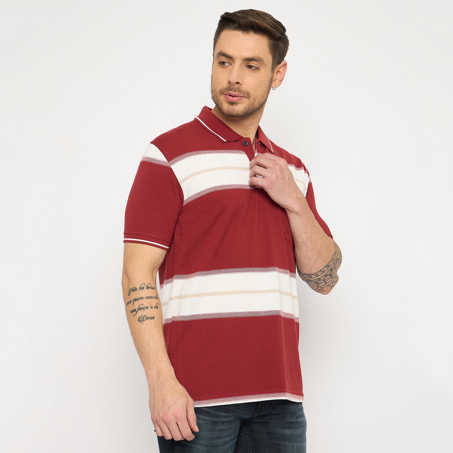 Duke Urban Men Half Sleeve Cotton Tshirt (LF7376)