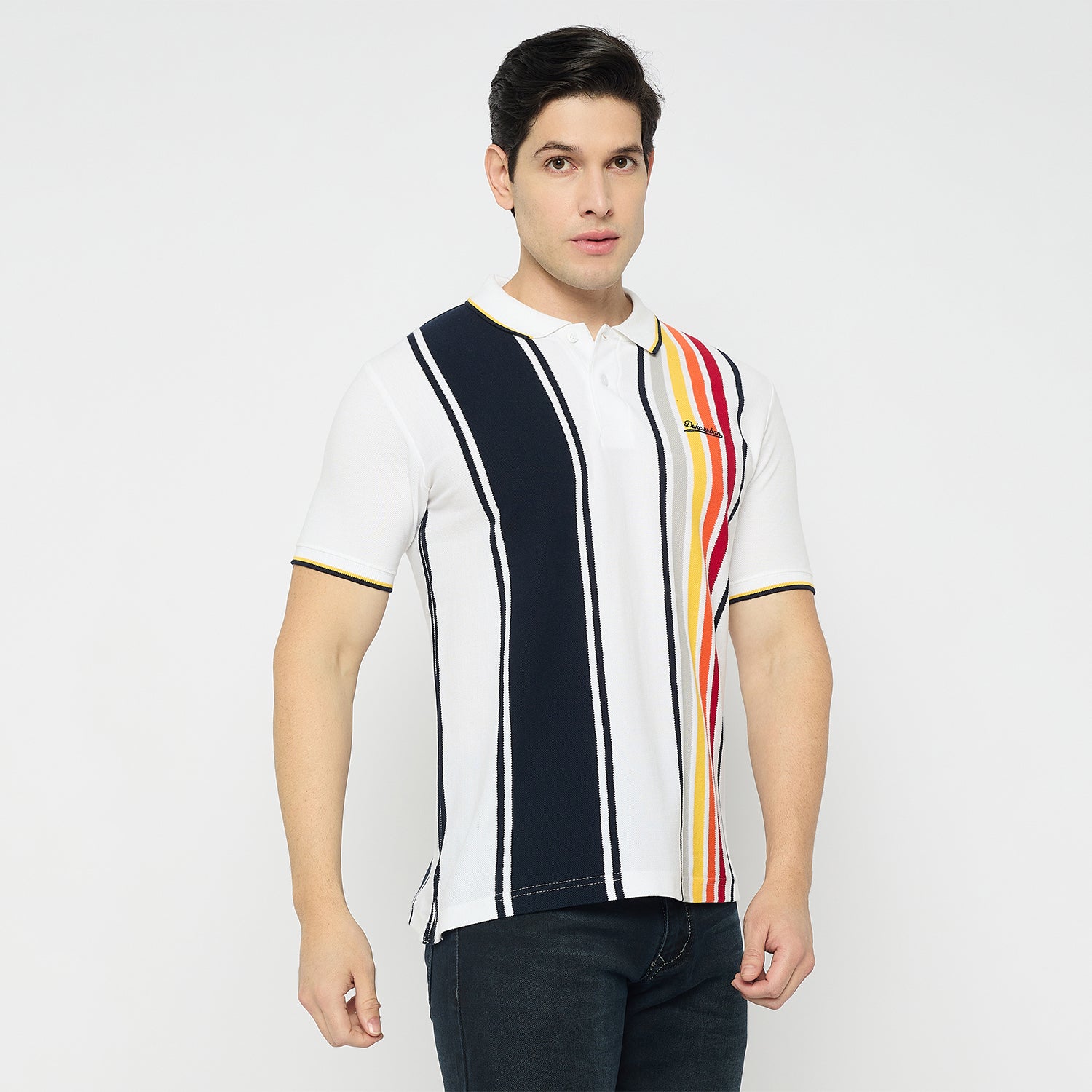Duke Urban Men Half Sleeve Cotton Polo Tshirt (LF7477)