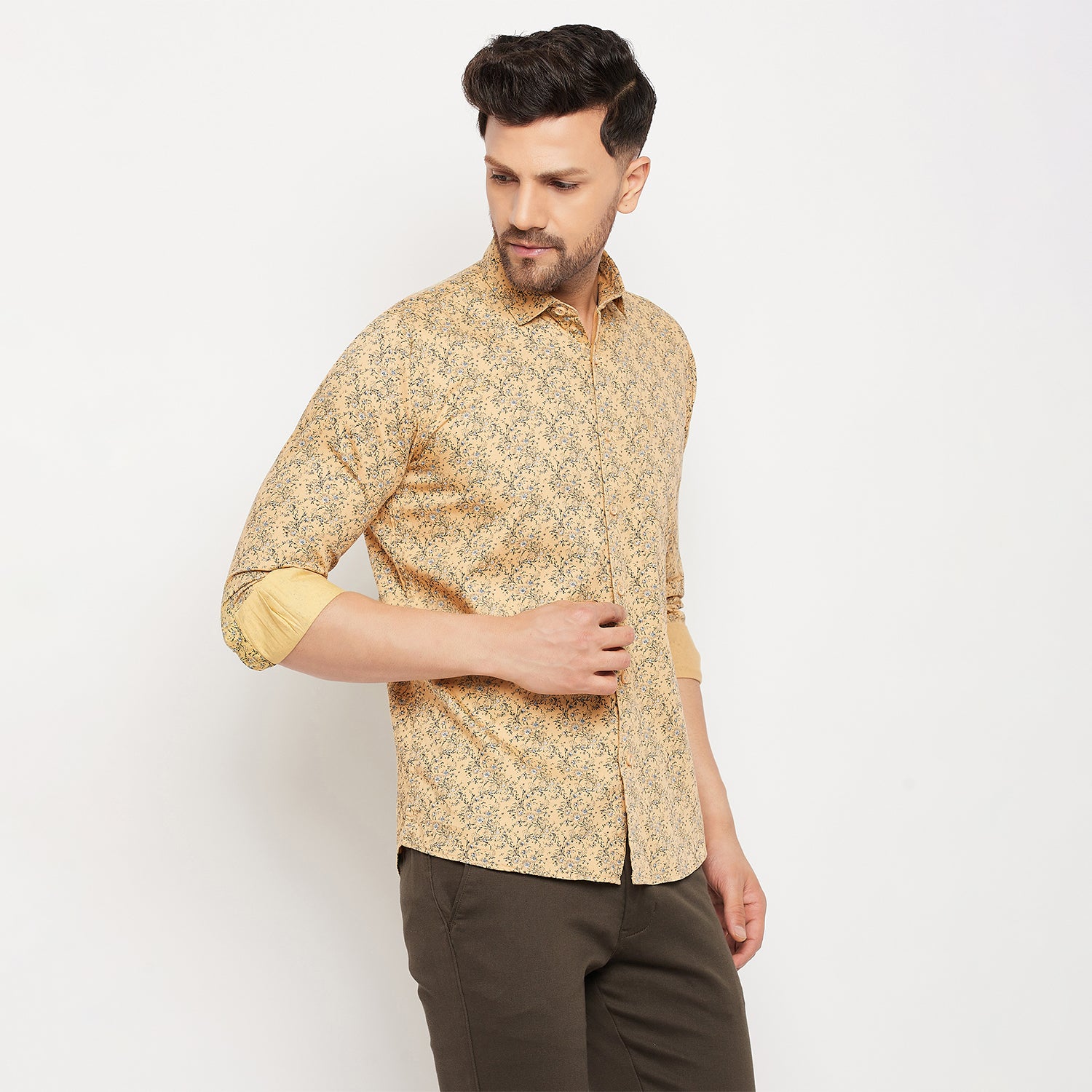 Duke Urban Men Full Sleeve Cotton Shirt (SDO8PRSQ)